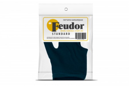 Перчатка-бильярдная Feudor Standard blue XL